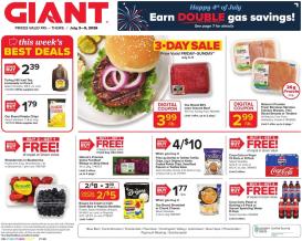 giant - Giant Weekly Ad - 07/03 - 07/09 2026