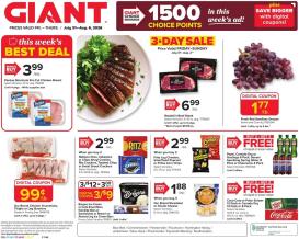 giant - Giant Weekly Ad - 07/31 - 08/06 2026