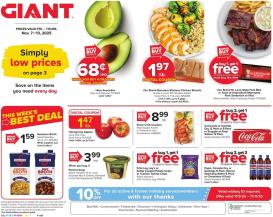 giant - Giant Weekly Ad - 11/07 - 11/13 2025