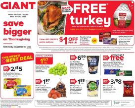 giant - Giant Weekly Ad - 11/14 - 11/20 2025
