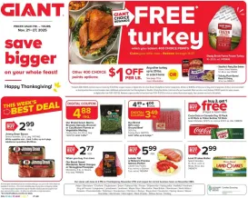 giant - Giant Weekly Ad - 11/21 - 11/27 2025