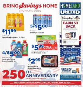 homeland - Homeland Bring Savings Home Shopper's Guide - 06/01 - 06/30 2026