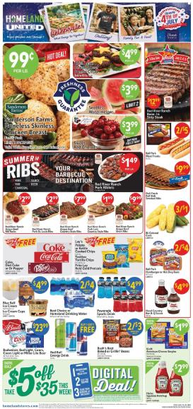 homeland - Homeland Weekly Ad - 07/01 - 07/07 2026