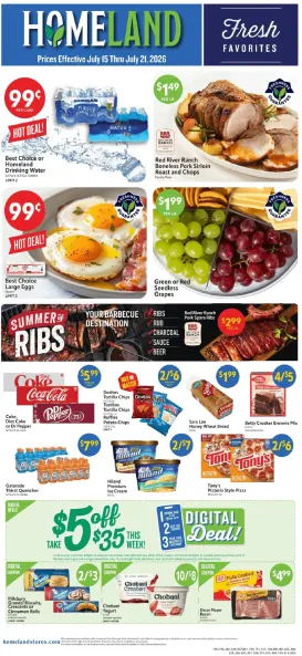homeland - Homeland Weekly Ad - 07/15 - 07/21 2026