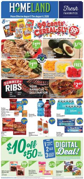 homeland - Homeland Weekly Ad - 08/05 - 08/11 2026