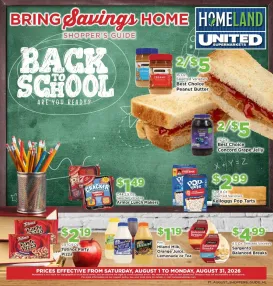 homeland - Homeland Bring Savings Home Shopper's Guide - 08/01 - 08/31 2026