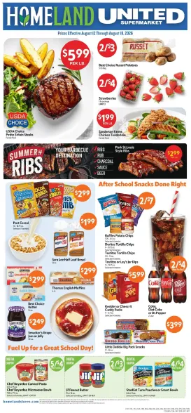 homeland - Homeland Weekly Ad - 08/12 - 08/18 2026