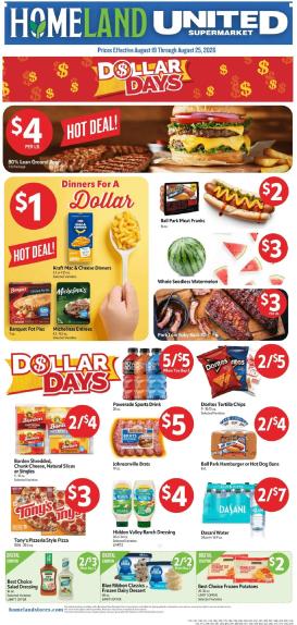 homeland - Homeland Weekly Ad - 08/19 - 08/25 2026