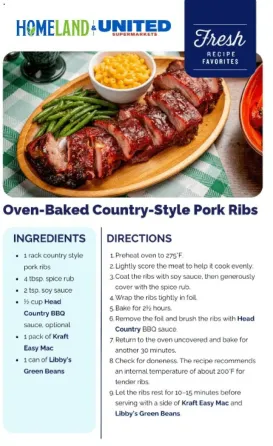 homeland - Homeland Weekly Recipe - 09/23 - 09/29 2026