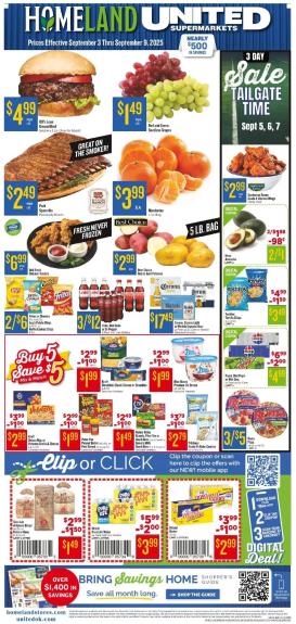 homeland - Homeland Weekly Ad 2 - 09/03 - 09/09 2025