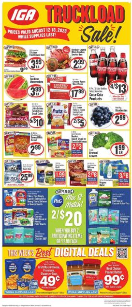 iga - IGA Weekly Ad - 08/12 - 08/18 2026
