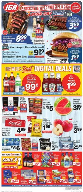 iga - IGA Weekly Ad - 09/02 - 09/08 2026