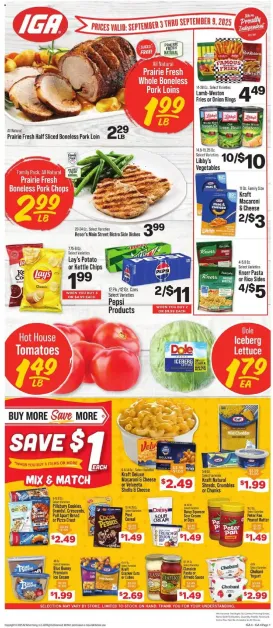 iga - IGA Weekly Ad - 09/03 - 09/09 2025
