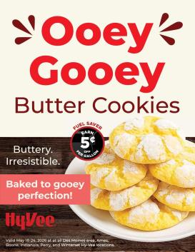 hyvee - HyVee Ooey Gooey Butter Cookies - 05/18 - 05/24 2026