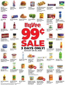 hyvee - HyVee Special Sales - 08/28 - 08/30 2026