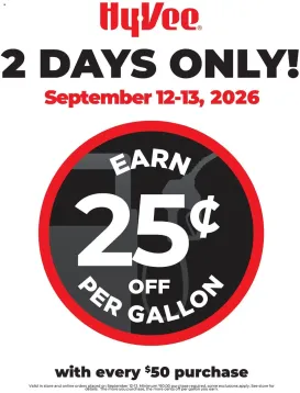 hyvee - HyVee Special Sales - 09/12 - 09/13 2026