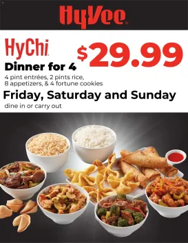 hyvee - HyVee HyVee HyChi Dinner for Four - Weekend Special - 03/13 - 03/29 2026