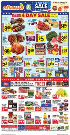 shaws - Shaw's Weekly Ad - VT - 09/04 - 09/10 2026