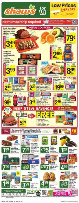 shaws - Shaw's Weekly Ad - 10/16 - 10/22 2026