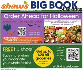 shaws - Shaw's Big Book of Savings - 10/08 - 11/06 2025