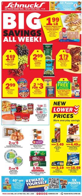 schnucks - Schnucks Weekly Print Ad - IL - 10/29 - 11/04 2025