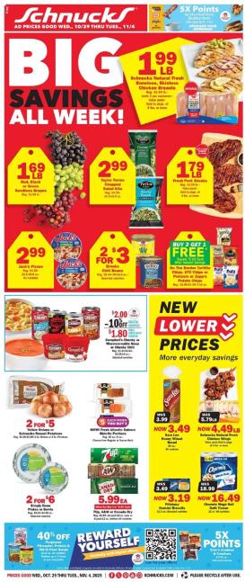 schnucks - Schnucks Weekly Print Ad - IN - 10/29 - 11/04 2025