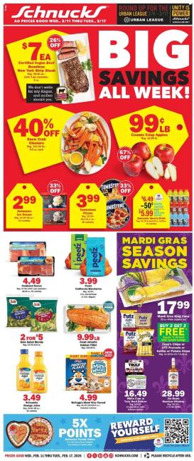 schnucks - Schnucks Weekly Print Ad - IN - 02/11 - 02/17 2026
