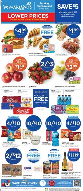 marianos - Mariano's Weekly Ad - 08/26 - 09/01 2026