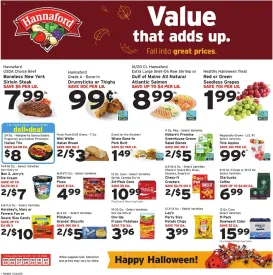 hannaford - Hannaford Weekly Ad - 10/25 - 10/31 2026