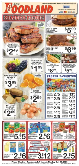foodland - Foodland Weekly Ad - 07/07 - 07/13 2026