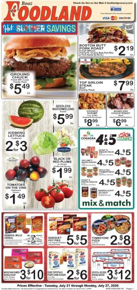 foodland - Foodland Weekly Ad - 07/21 - 07/27 2026