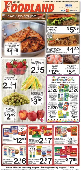 foodland - Foodland Weekly Ad - 08/11 - 08/17 2026