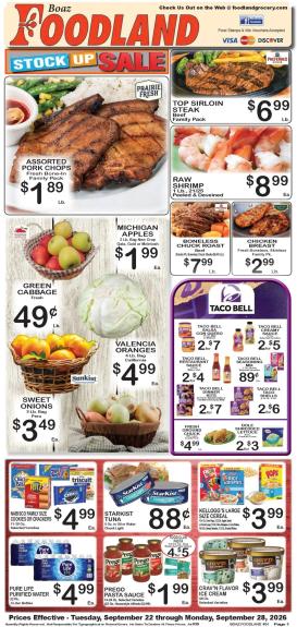 foodland - Foodland Weekly Ad - 09/22 - 09/28 2026