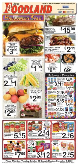 foodland - Foodland Weekly Ad - 10/28 - 11/03 2025