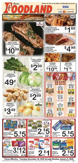 foodland - Foodland Weekly Ad - 12/30/2025 - 01/05/2026 2026
