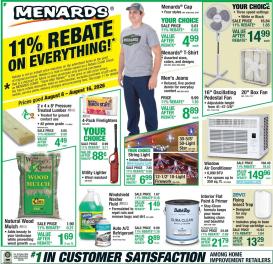 menards - Menards Weekly Ad - 08/06 - 08/16 2026