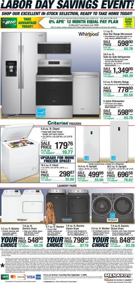 menards - Menards - Weekly Ad - 08/26 - 09/08 2026
