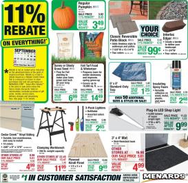 menards - Menards Weekly Ad - 09/17 - 09/27 2026