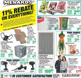 menards - Menards Weekly Ad - 09/24 - 10/04 2026