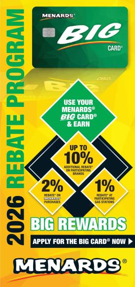 menards - Menards Big Rewards Catalog - 01/01 - 12/31 2026