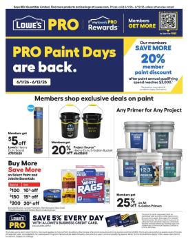 lowes - Lowe's Ad - 06/01 - 06/12 2026