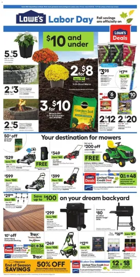 lowes - Lowe's Weekly Ad - 08/27 - 09/09 2026