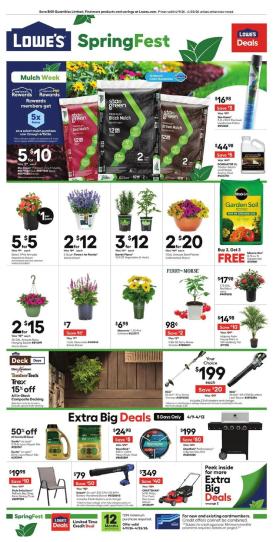 lowes - Lowe's Weekly Ad - 04/09 - 04/22 2026