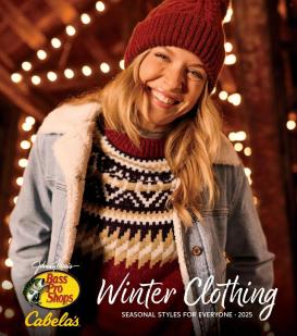 cabelas - Cabela's Winter Clothing 25 - from Thursday 11/20 2025