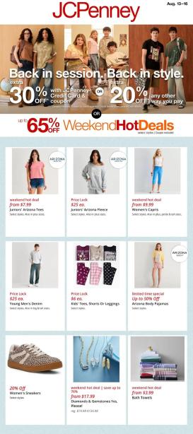 jcpenney - JCPenney Weekly Ad - 08/13 - 08/16 2026