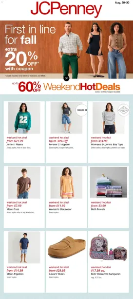 jcpenney - JCPenney Ad - 08/28 - 08/30 2026