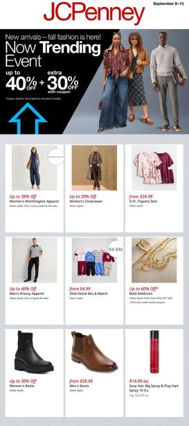 jcpenney - JCPenney Weekly Ad - 09/08 - 09/13 2026