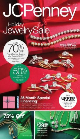 jcpenney - JCPenney Holiday Jewelry Sale - 12/01 - 12/25 2025