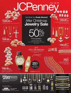 jcpenney - JCPenney After-Christmas Jewelry Sale - 12/26 - 12/30 2025