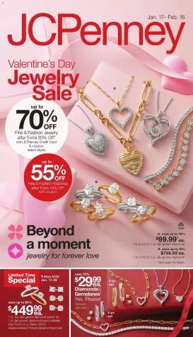 jcpenney - JCPenney Valentine’s Day Jewelry Sale - 01/17 - 02/16 2026